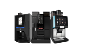 set of simple coffee machines